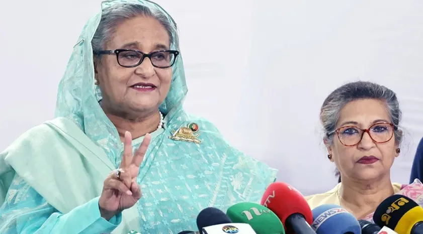 शेख हसीना पहली बार दिल्ली में मीडिया से करेंगी बात, पूरे दो साल बाद आएंगी सामने