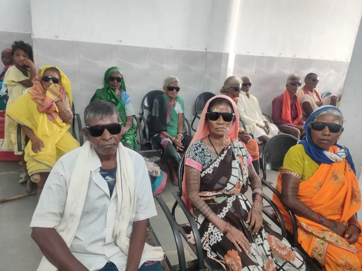  राष्ट्रीय अंधत्व निवारण कार्यक्रम  में 1445 लोगों की नेत्र जांच, 411 मोतियाबिंद ऑपरेशन की तैयारी