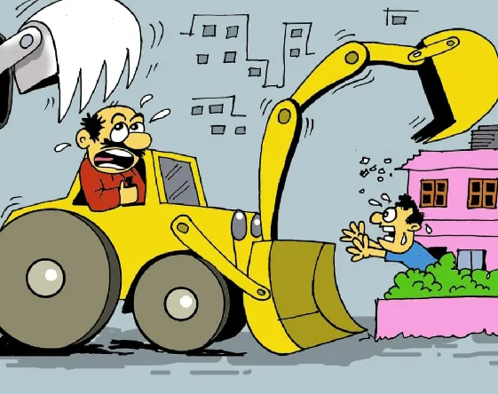 दिल्ली नॉर्थ-वेस्ट में भारी सुरक्षा के बीच घरों पर बुलडोजर कार्रवाई, इलाके में तनाव जारी