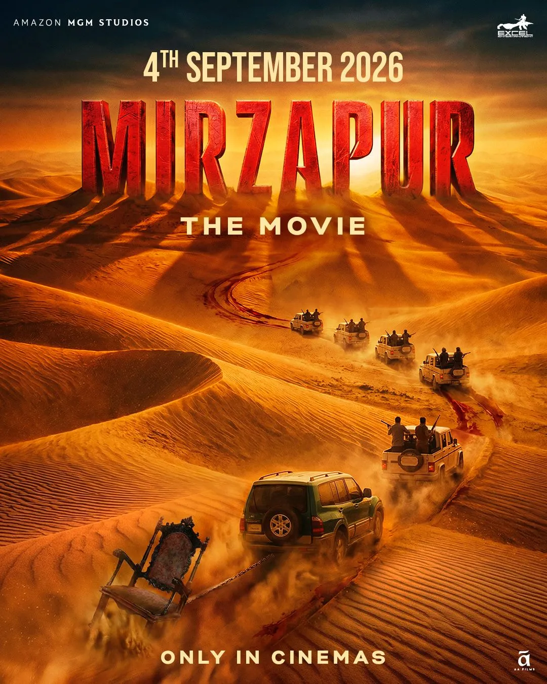 'मिर्जापुर: द मूवी' की रिलीज डेट का ऐलान, 4 सितंबर को बड़े पर्दे पर देगी दस्तक
