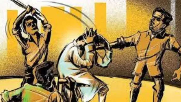 बिजली लाइन विवाद में प्रधान पति के सिर पर धारदार हथियार से हमला