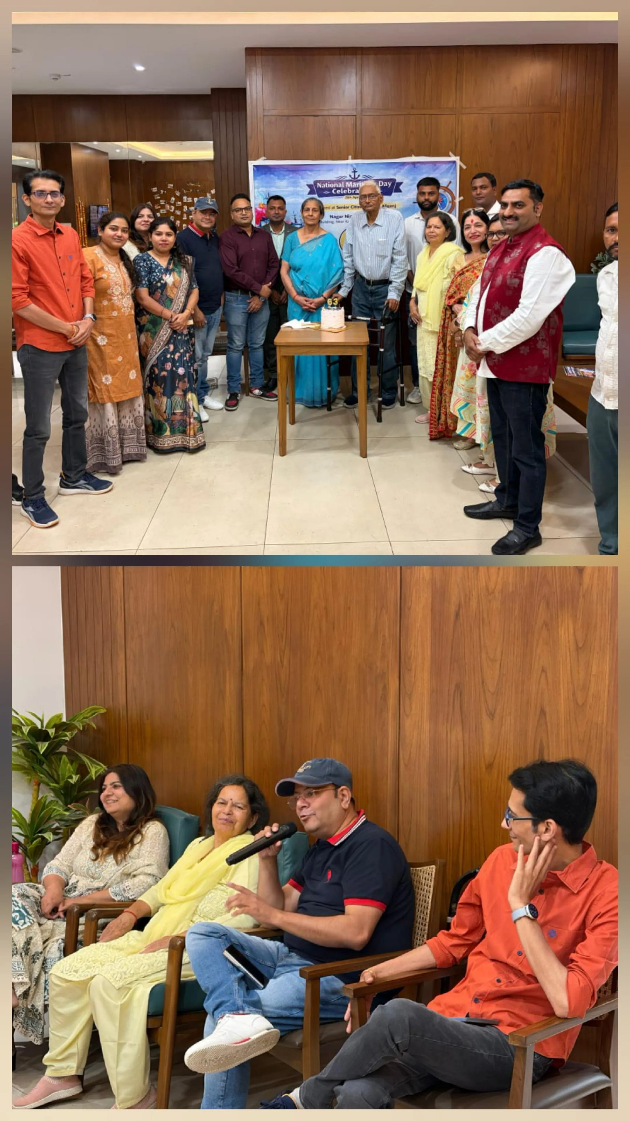 राष्ट्रीय समुद्री दिवस पर लखनऊ में सीफेरर्स का सम्मान, अनुभव और चुनौतियों पर हुई चर्चा