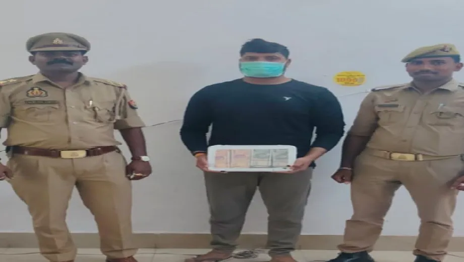 लखनऊ में होटल के बाहर लूट कांड का खुलासा: 50 हजार का इनामी बदमाश गिरफ्तार, 2.10 लाख बरामद