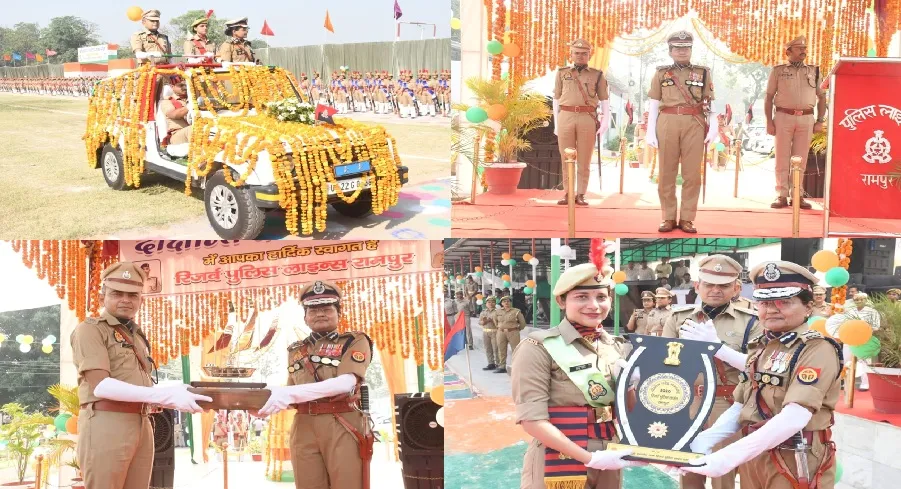 रिजर्व पुलिस लाइन्स में 'दीक्षांत परेड समारोह 2025-26 का भव्य आयोजन