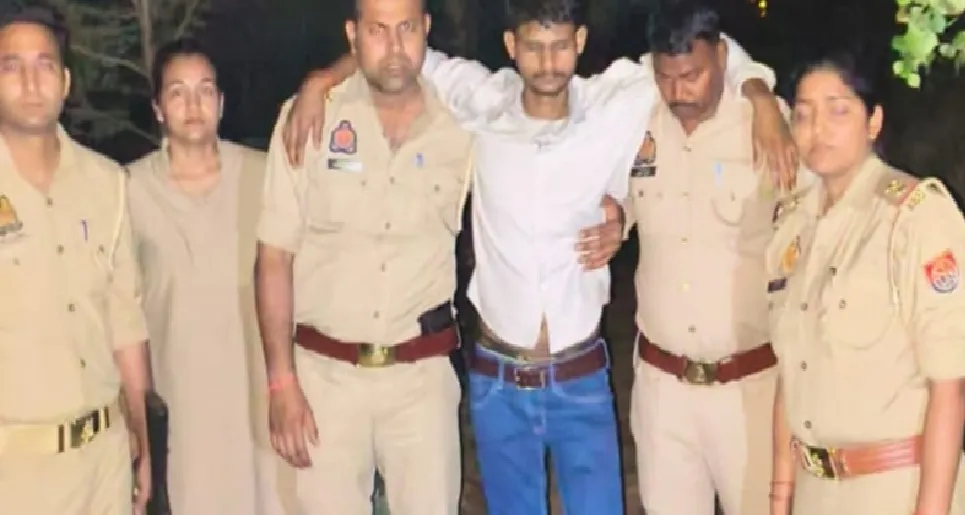 चर्चित ओमवीर हत्या कांड का आरोपित पुलिस मुठभेड़ में गिरफ्तार
