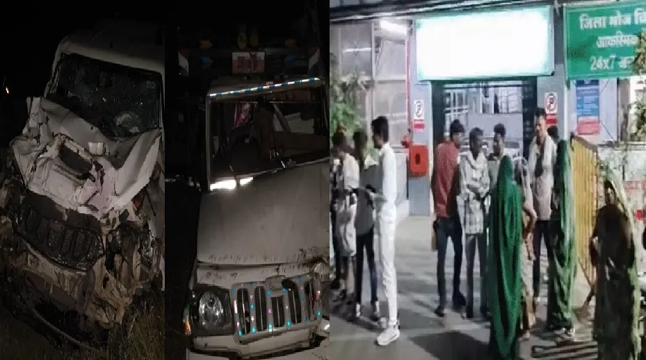  मध्य प्रदेश के धार में मजदूरों से भरा पिकअप वाहन पलटा, 16 लोगों की मौत