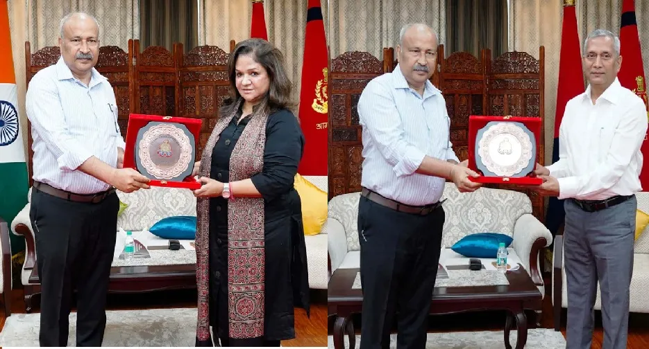 लखनऊ पुलिस मुख्यालय में सम्मानपूर्ण विदाई: DGP राजीव कृष्ण ने नीरा रावत व राम बदन सिंह के योगदान को सराहा
