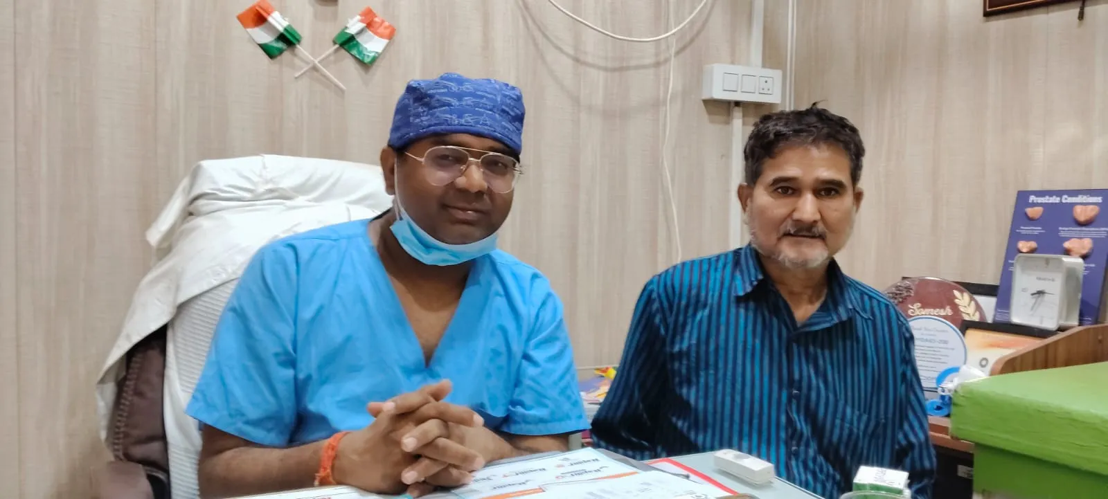 मेडिकल कालेज के यूरोलॉजिस्ट डा. सोमेश त्रिपाठी ने पत्रकार को दिया जीवनदान