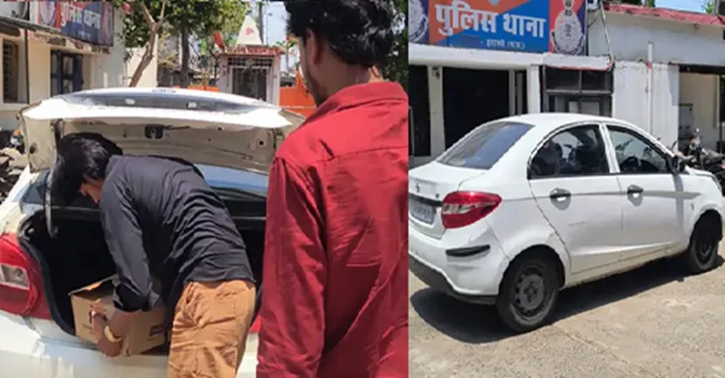 नर्मदापुरम: पुलिस की बड़ी कार्रवाई, कार से दो लाख की अवैध शराब की जब्त