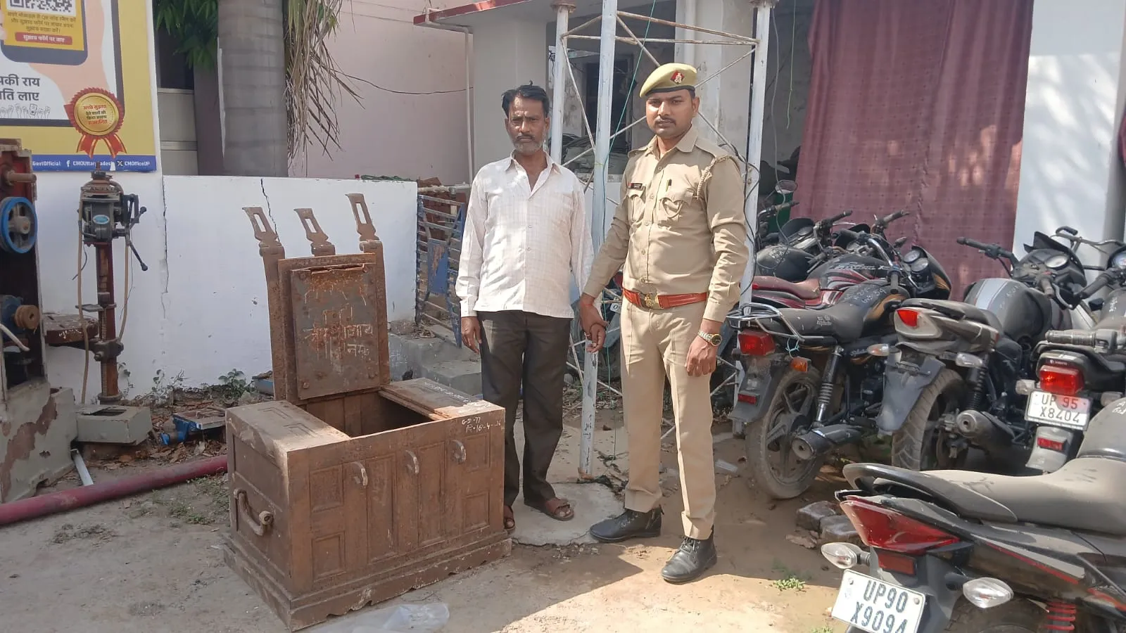 पुलिस की बड़ी कार्रवाई,मकान में चोरी करने वाले अभियुक्त को किया गिरफ्तार