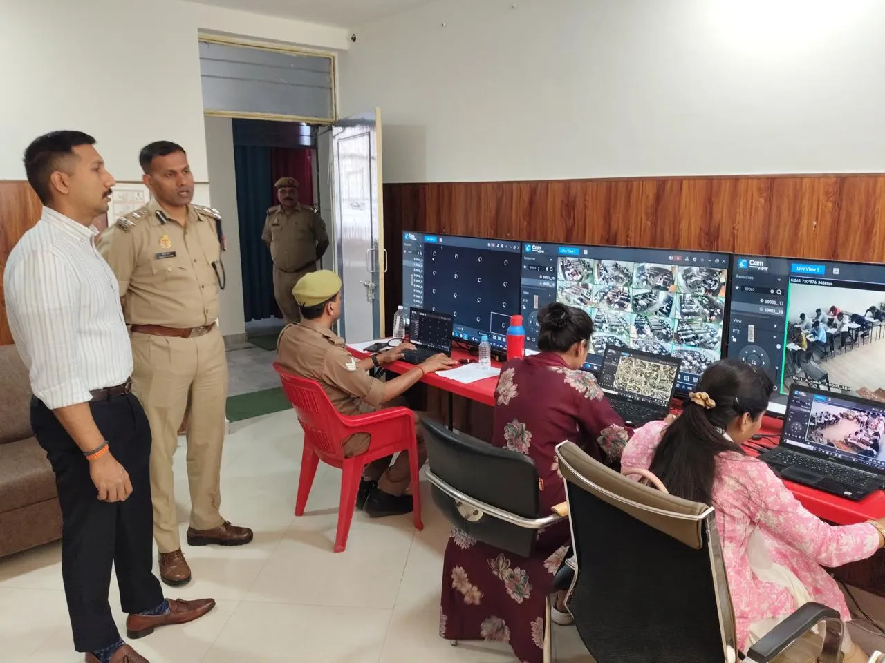 उप्र होमगार्ड परीक्षा को लेकर प्रशान सख्त,सीसीटीवी की निगरानी में 55 परीक्षा केंद्र