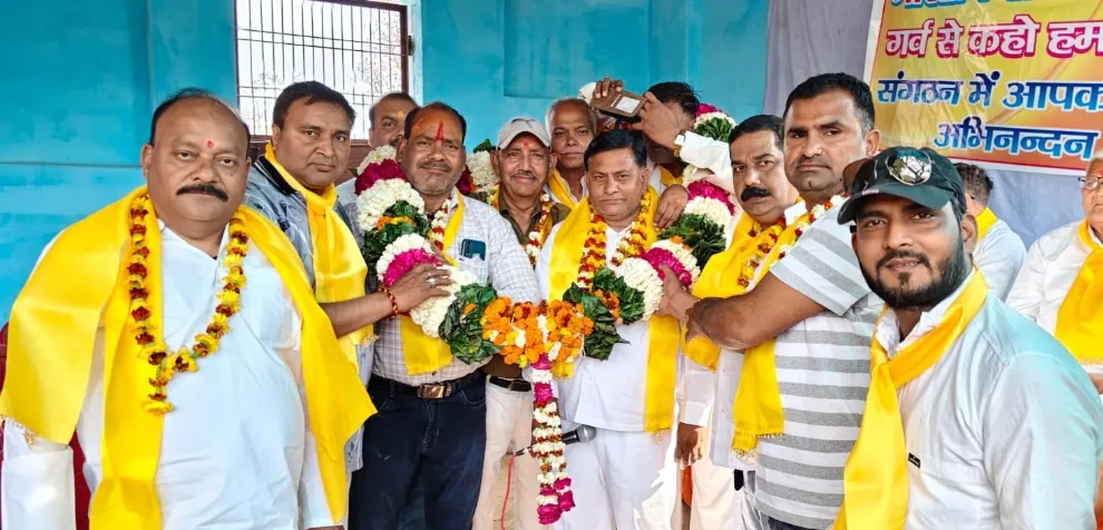 गाँव रैपुरा में भारतीय सवर्ण महासभा द्वारा महापंचायत का आयोजन  कई जिलों में किये पदाधिकारी नियुक्ति मंच से हुई घोषणा