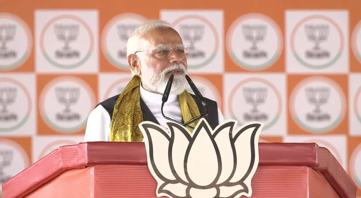 पश्चिम बंगाल में पीएम मोदी ने किया संबोधित,बोले बंगाल में अब सत्ता परिवर्तन तय