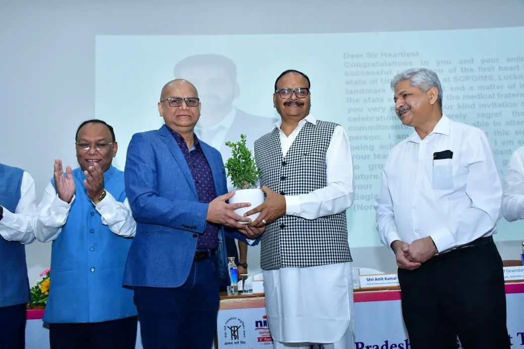पीजीआई ने प्रदेश के पहले हृदय प्रत्यारोपण का मनाया जश्न   