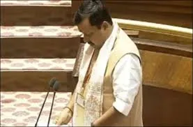 राज्यसभा में नितिन नवीन सहित नए सदस्यों ने ली शपथ,आशा भोसले को दी श्रद्धांजलि