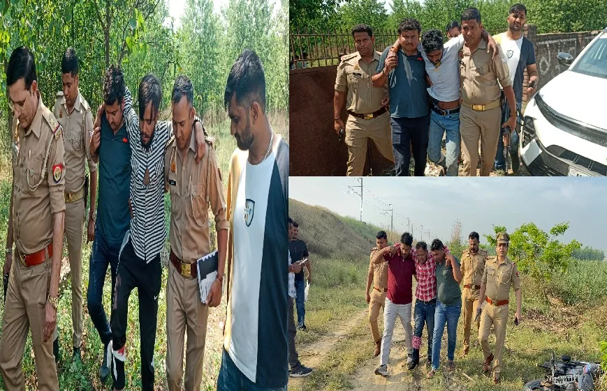 मुजफ्फरनगर में 24 घंटे में पुलिस का बड़ा एक्शन: 7 मुठभेड़ों में 10 अपराधी गिरफ्तार, कई घायल