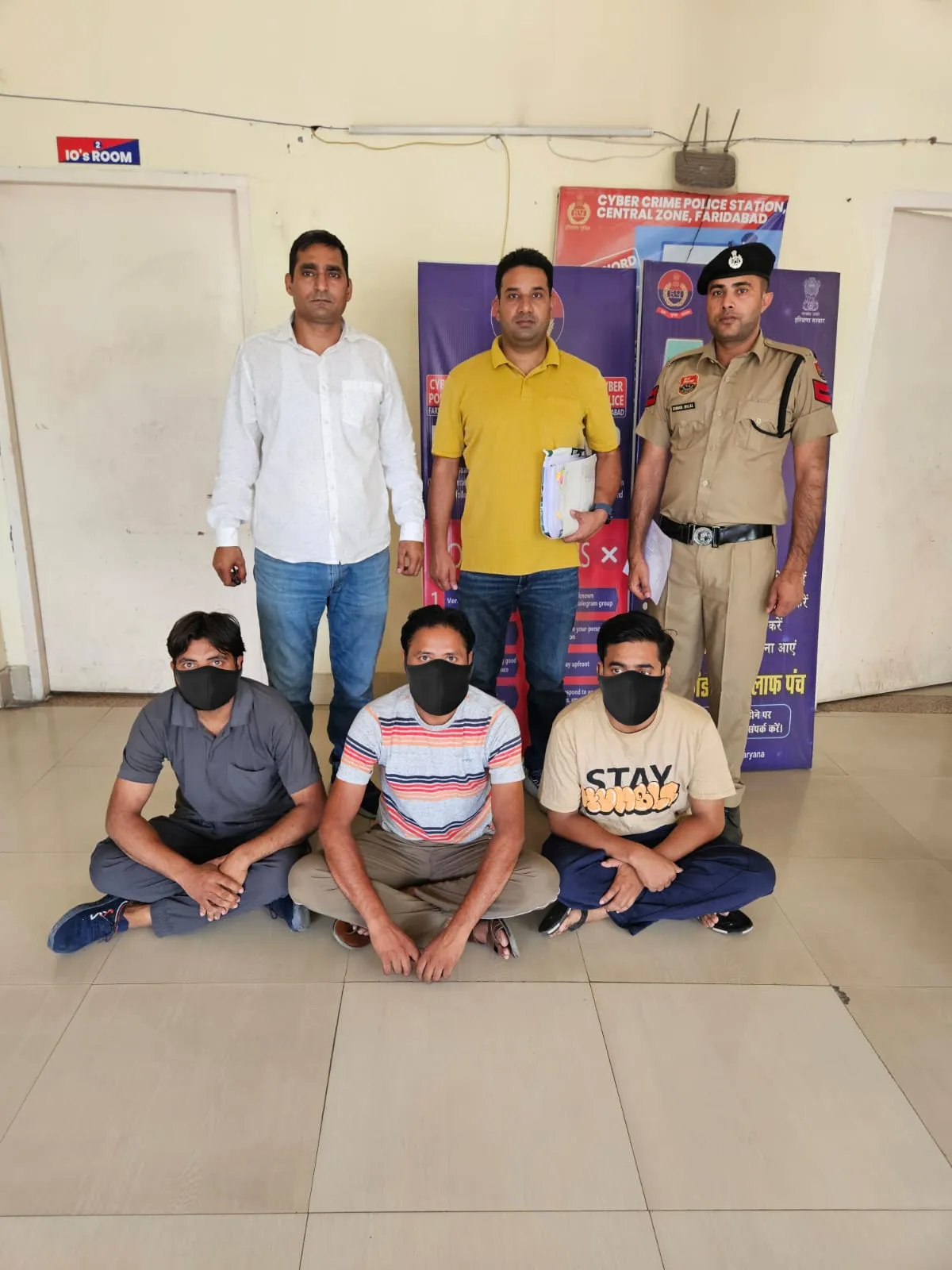 फरीदाबाद : शेयर मार्केट में निवेश के नाम पर 72 लाख की ठगी, तीन गिरफ्तार