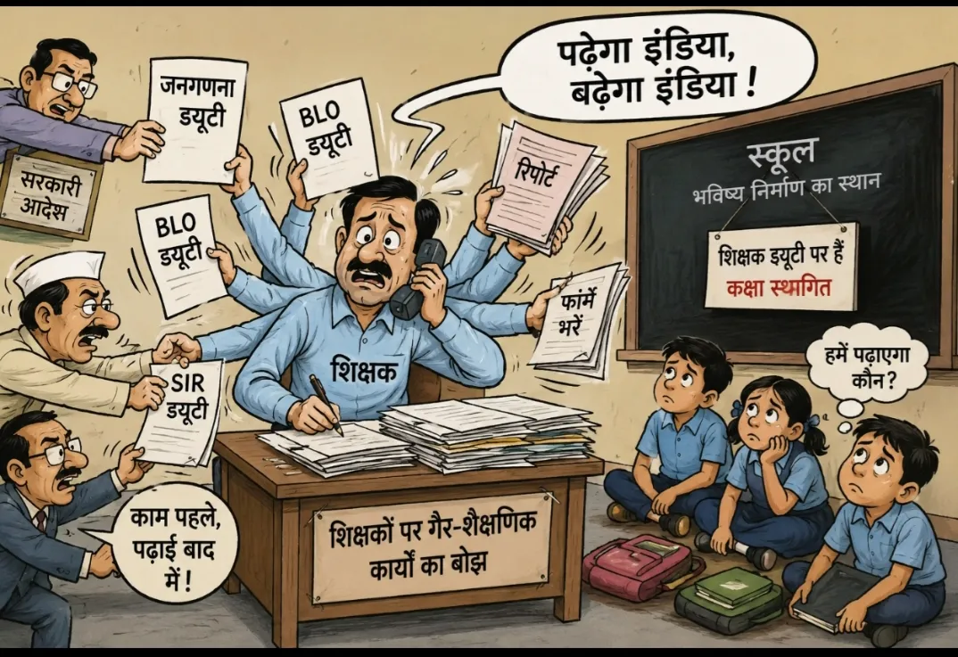 सरोजनी नगर के कई विद्यालय आपातकालीन शिक्षा संकट से गुजर रहे 