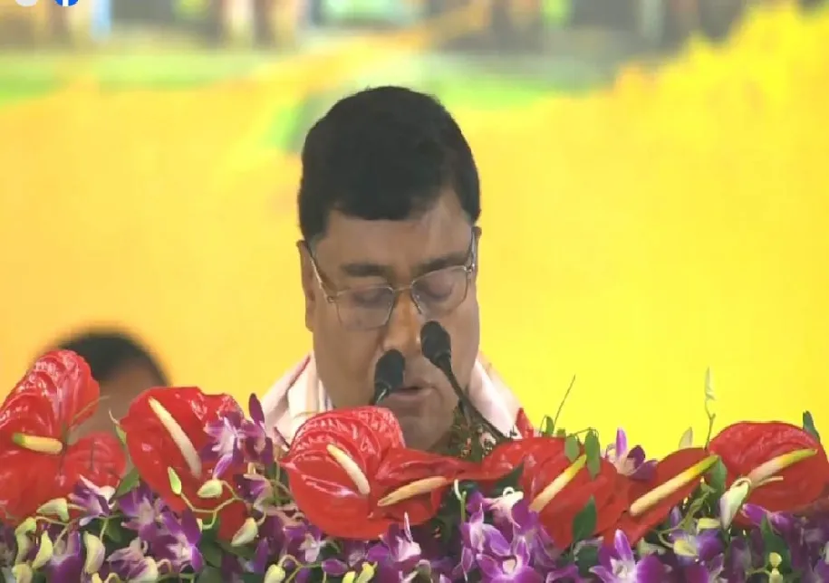  भाजपा के कद्दावर नेता रामेश्वर तेली केंद्र से फिर पहुंचे राज्य मंत्रिमंडल में