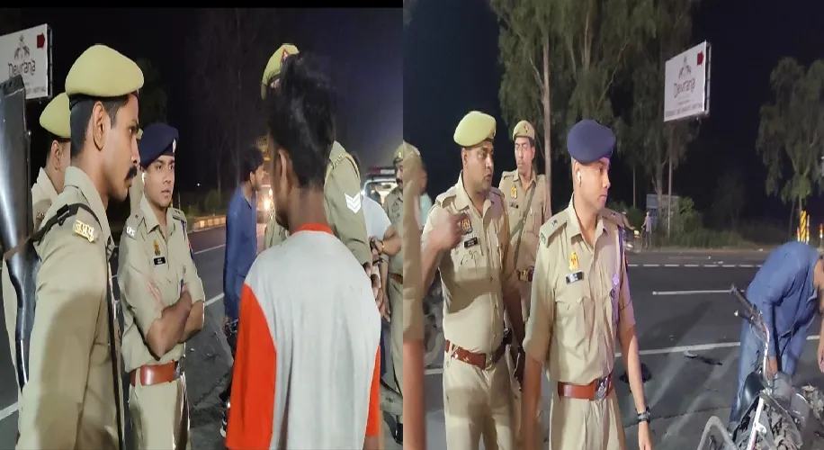 हादसे के बीच दिखी इंसानियत: एसपी सिटी अमृत जैन ने घायलों को खुद पहुंचवाया अस्पताल