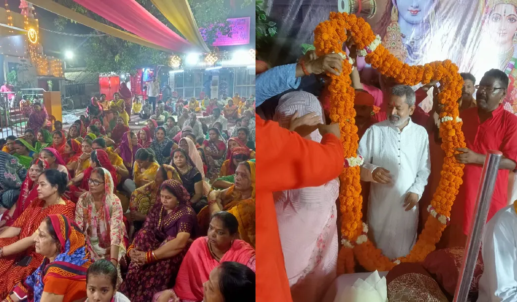 शिव पुराण कथा के तीसरे दिन पंडित रमेश पांडे ने किया शिव महिमा का वर्णन