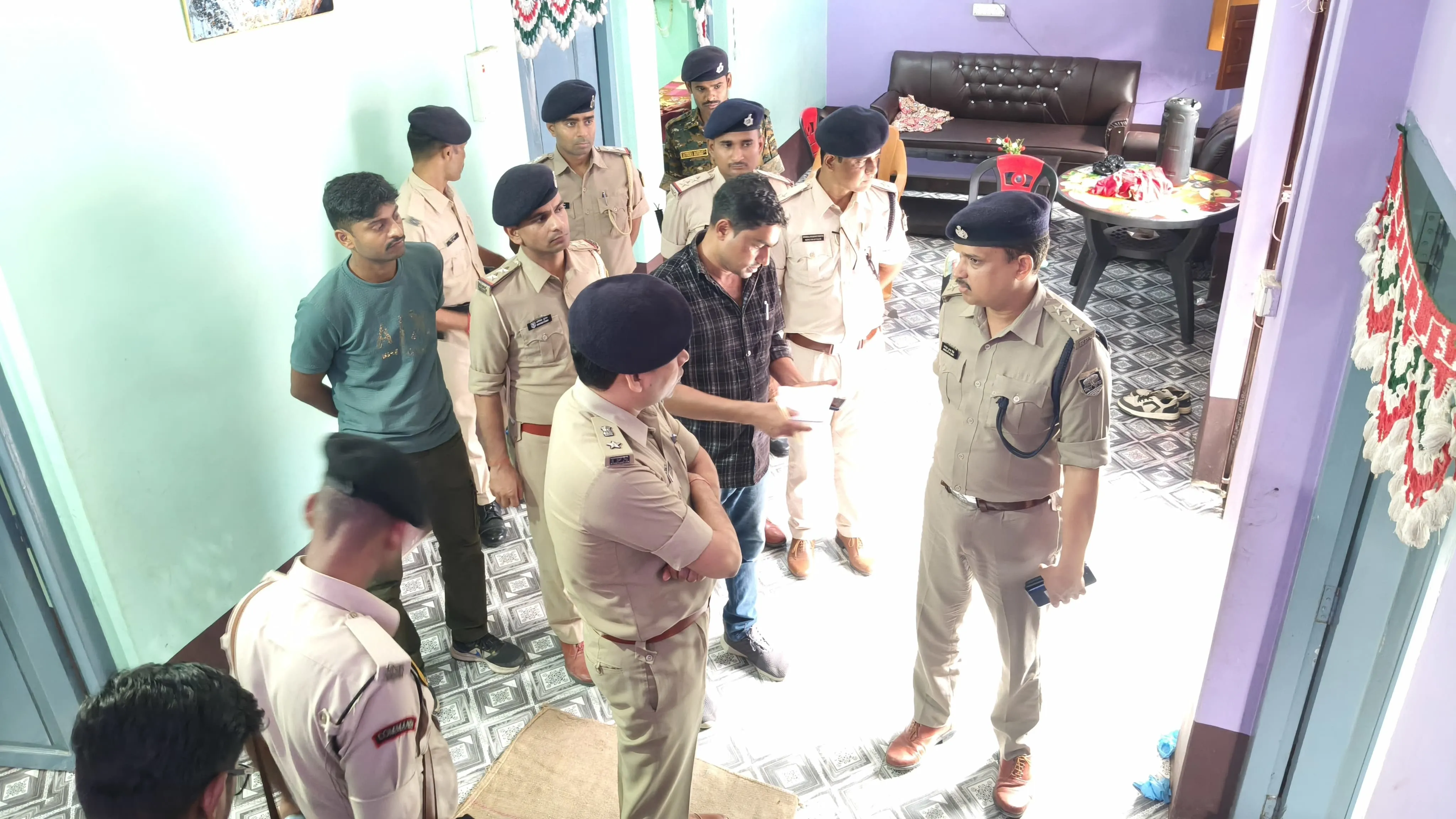 गीता देवी हत्याकांड की जांच तेज, एसपी ने किया घटनास्थल का निरीक्षण