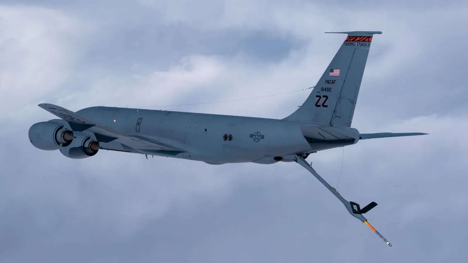 अमेरिकी वायुसेना का KC-135 विमान लापता
