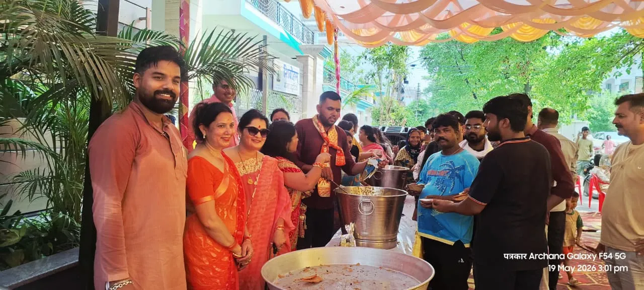 शिवोहम संस्थान का भव्य भंडारा, बड़ी संख्या में श्रद्धालुओं ने लिया प्रसाद