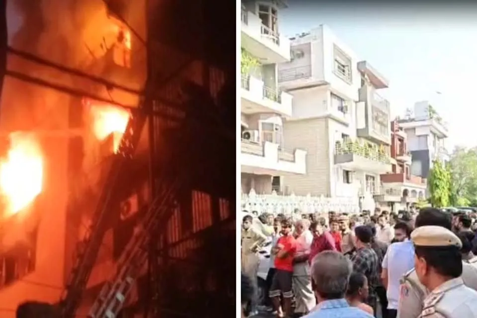 दिल्ली के विवेक विहार अग्निकांड पर रक्षा मंत्री व दिल्ली की सीएम ने जताया शोक