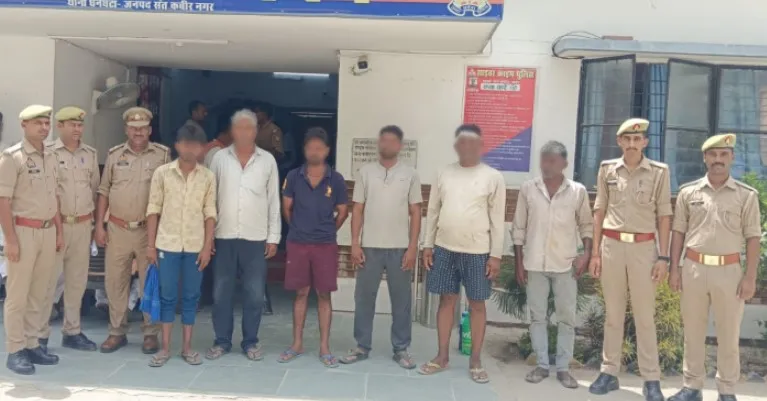 हत्या के प्रयास के मामले में वांछित 06 अभियुक्तों को किया गया गिरफ्तार