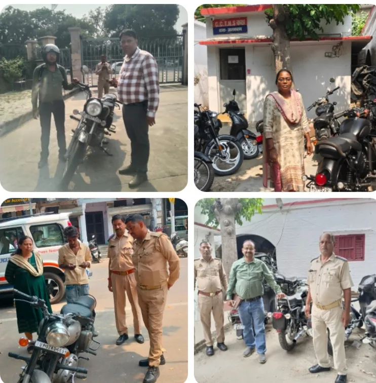प्रेशर हॉर्न व एचएसआरपी से जुड़े मामलों में की कार्रवाई,कई रूटों पर चला चेकिंग अभियान