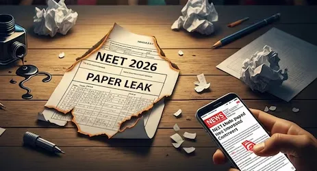 नीट पेपर लीक ने तोड़ी परीक्षा व्यवस्था की विश्वसनीयता,2024 के बाद 2026 में टूटा सिस्टम