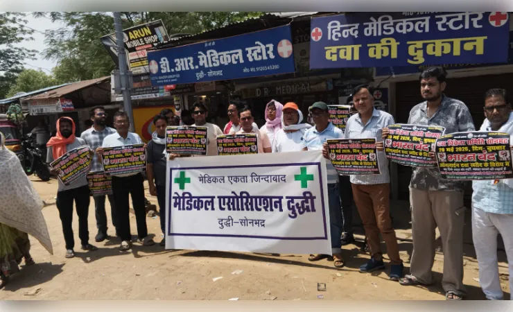 ऑनलाइन दवा बिक्री (ई-फार्मेसी) के विरोध में केमिस्टों ने ठप किया कारोबार