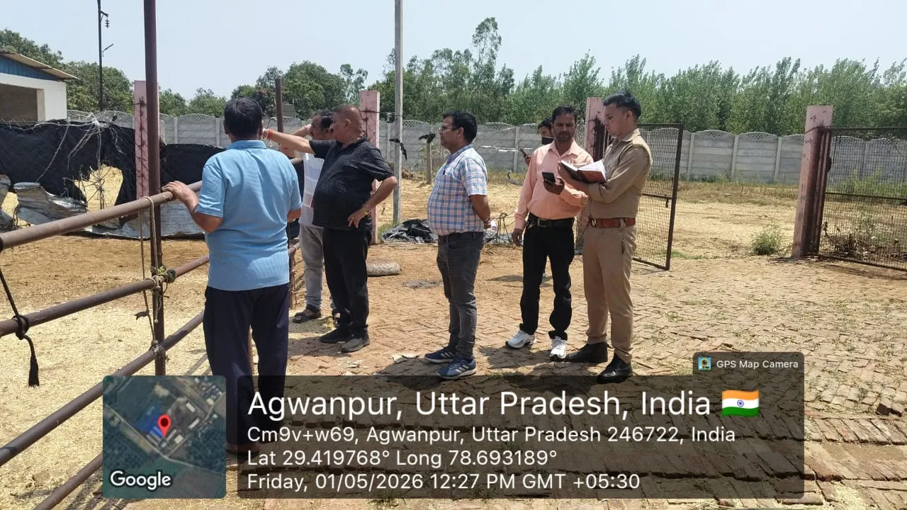 बिजनौर में गौ आश्रय स्थलों का औचक निरीक्षण, बीमार गौवंश पर जताई नाराजगी