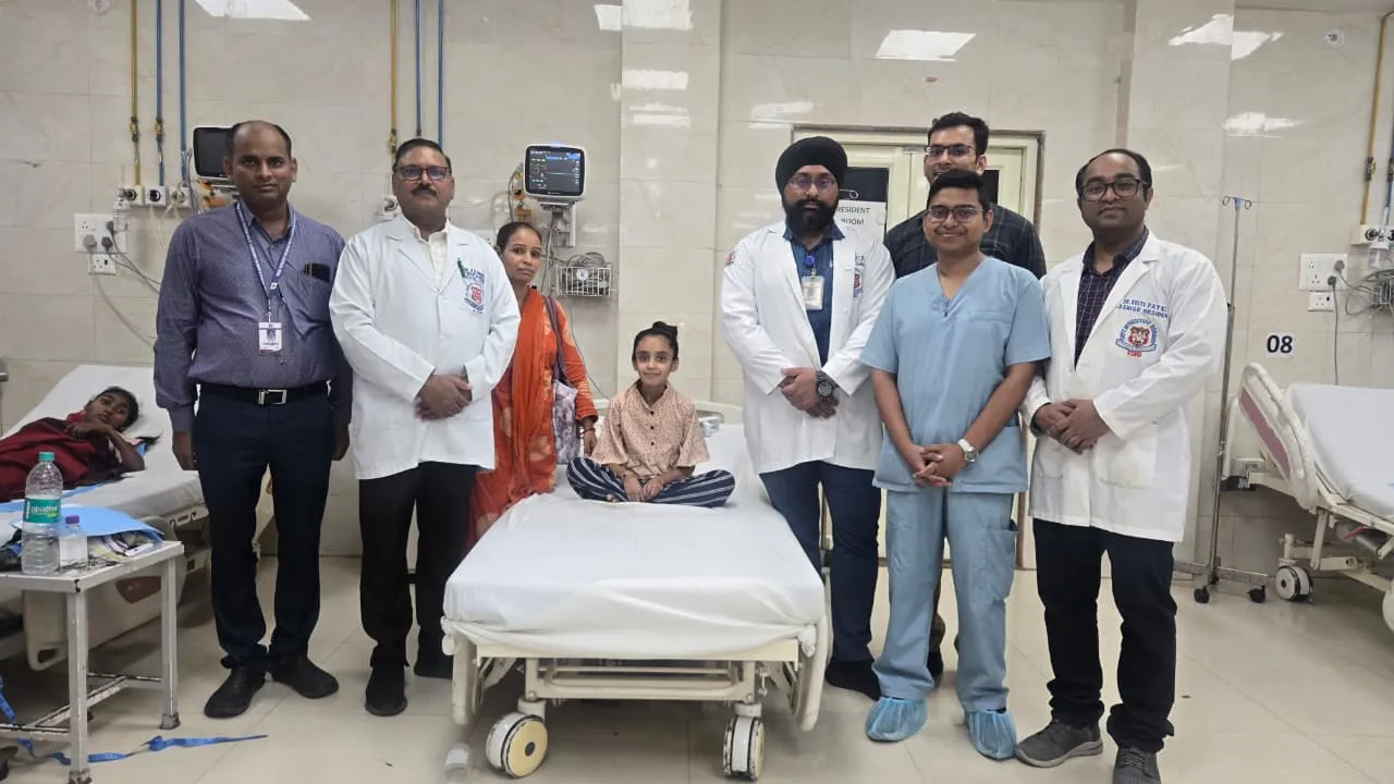डाक्टरों ने जन्मजात कोलेडोकल सिस्ट से ग्रस्त बच्ची को दिलाई निजात
