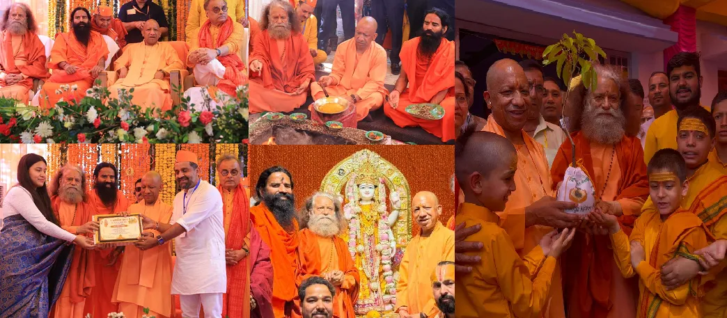 सीएम योगी के पैतृक गांव पंचूर में विष्णु मंदिर प्राण प्रतिष्ठा संपन्न