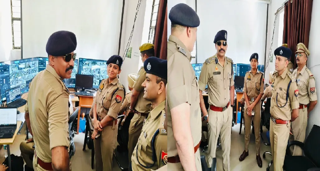 डीआईजी एवं एसपी ने परीक्षा केन्द्रो का निरीक्षण कर सुरक्षा व्यवस्थाओं का लिया जायज़ा