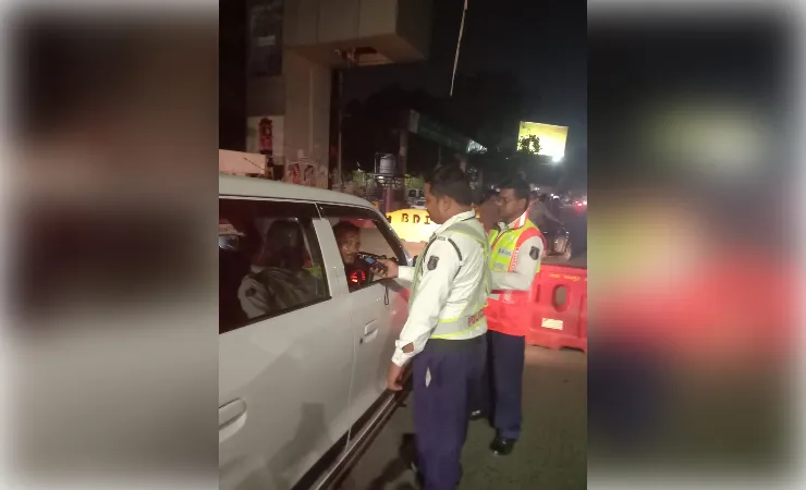 रायपुर: ड्रंक एंड ड्राइव पर सख्ती, एक रात में पकड़े गए 47 नशेड़ी वाहन चालक 