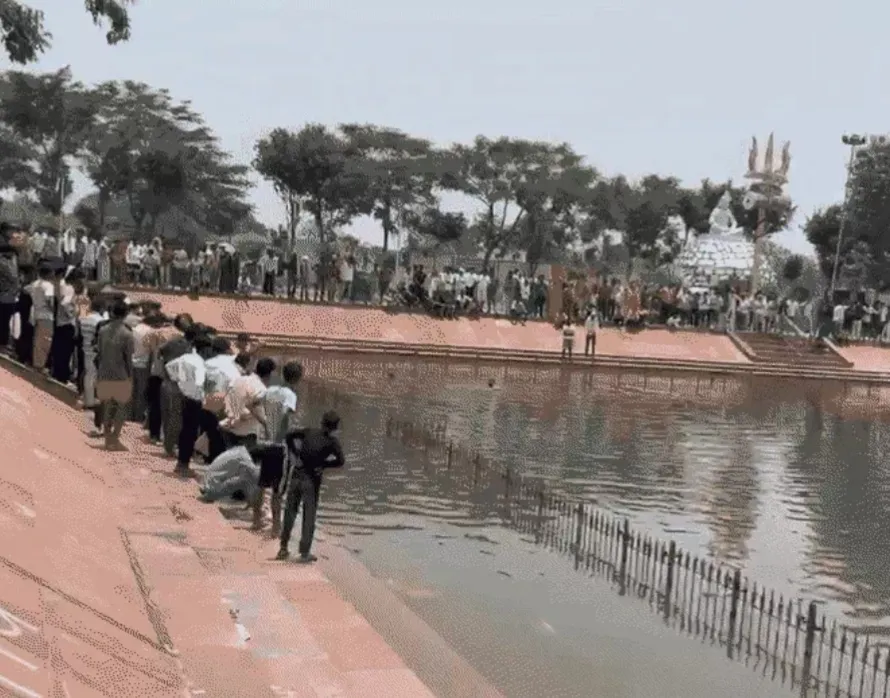 रील बनाने के दौरान सरोवर में डूबा हाईस्कूल छात्र, चार घंटे बाद मिला शव