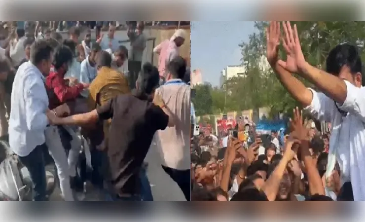 सीजेपी के प्रदर्शन में हंगामा : पार्टी के संस्थापक अभिजीत दीपके को जड़ा थप्पड़