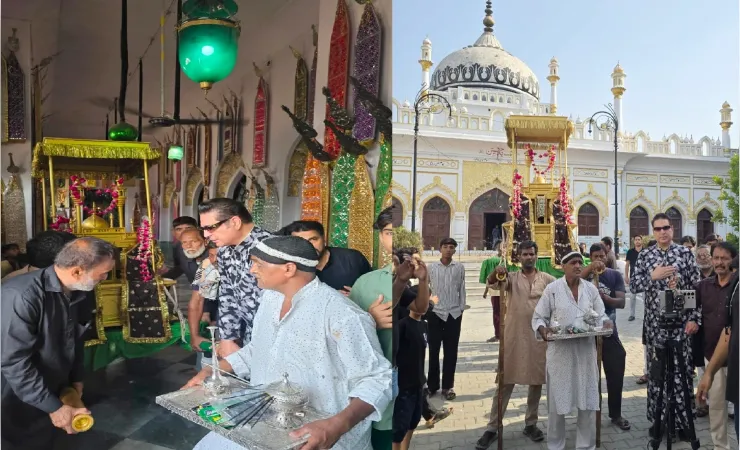 इमामबाड़ा किला से निकाला गया जरीह का जुलूस