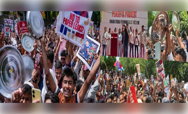जंतर-मंतर पर छात्रों का प्रदर्शन: परीक्षा अनियमितताओं और पेपर लीक के खिलाफ उठी आवाज