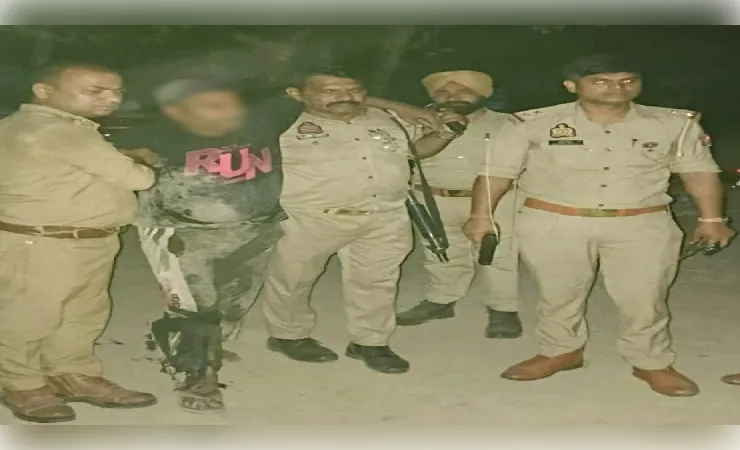 पुलिस मुठभेड़ में दो गौकश अभियुक्त गिरफ्तार