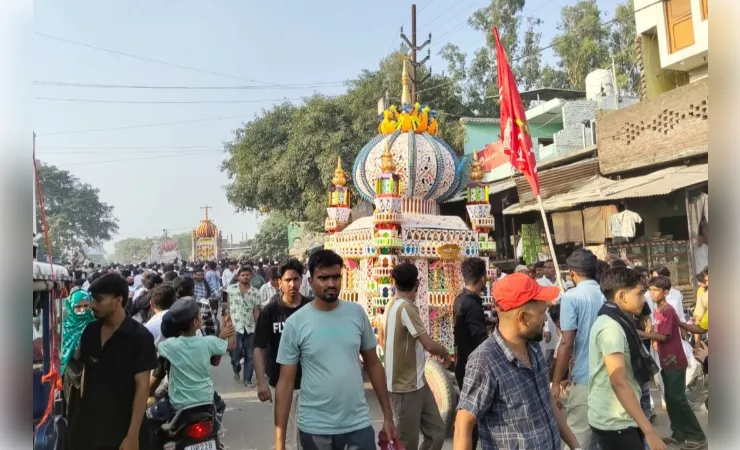  शांति और सौहार्द के साथ संपन्न हुआ ताजियों का जुलूस,काशीपुर कर्बला में हुए सुपुर्द-ए-खाक