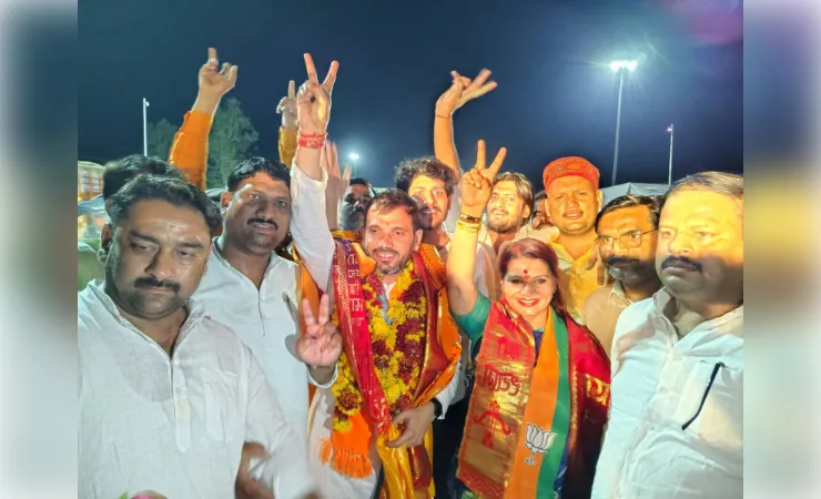 प्रदेश मंत्री बनने के बाद पहली बार जालौन पहुंचे अनिल यादव, भाजपा कार्यकर्ताओं ने किया स्वागत