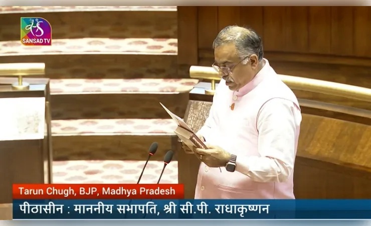 राज्यसभा के आठ नवनिर्वाचित सदस्यों ने ली शपथ