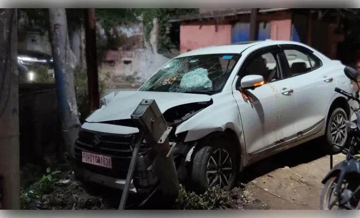  बेकाबू कार की चपेट में आने से छह घायल