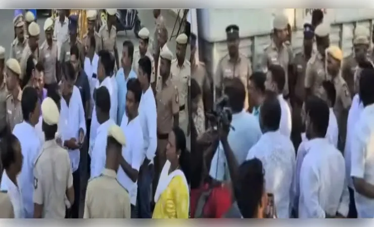 चेन्नई में विरोध प्रदर्शन से पहले द्रमुक छात्र विंग के कार्यकर्ता हिरासत में, पुलिस ने हटाया मंच और पंडाल