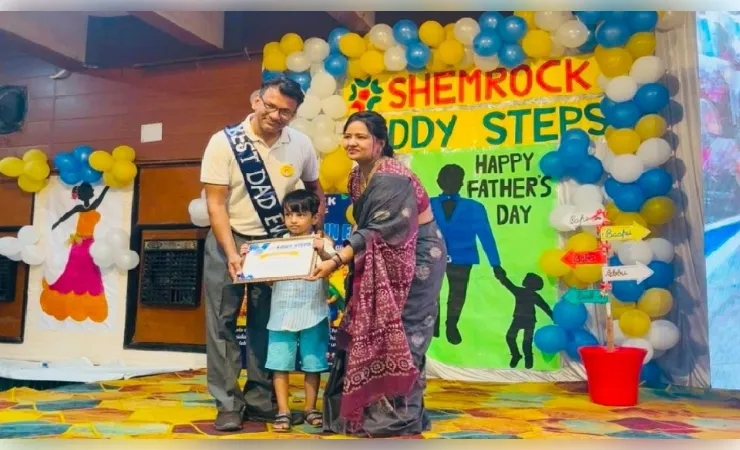 शेमरॉक किड्डी स्टेप्स में “डैड एंड मी फनफेयर” का उत्साहपूर्ण आयोजन