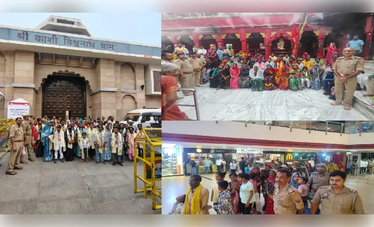 पहाड़ों से पहली बार पहुंचे काशी, बाबा विश्वनाथ के दरबार में छलक पड़े ग्रामीणों के जज्बात